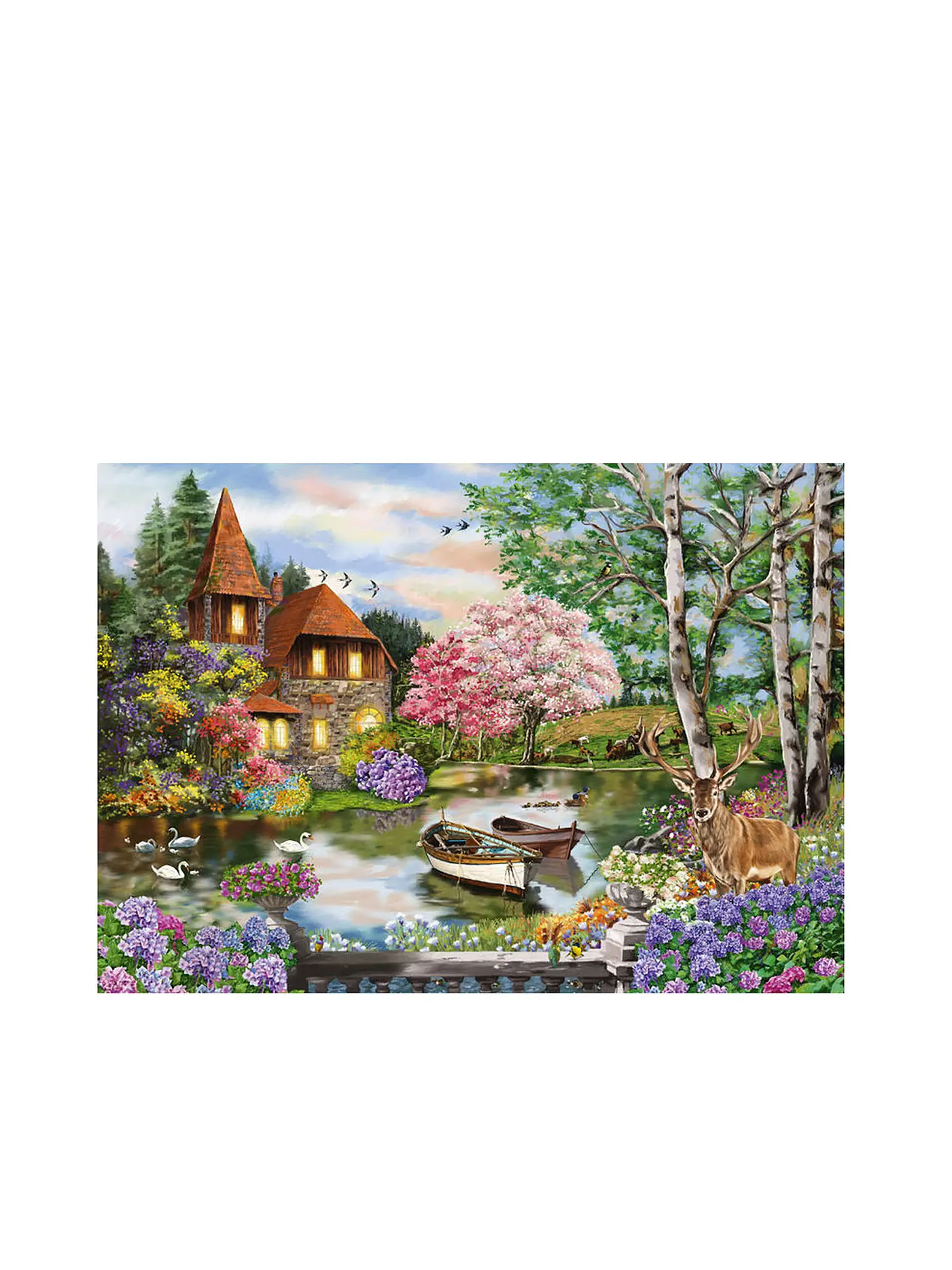 SCHMIDT-SPIELE | Puzzle Haus am See 2000 Teile | 